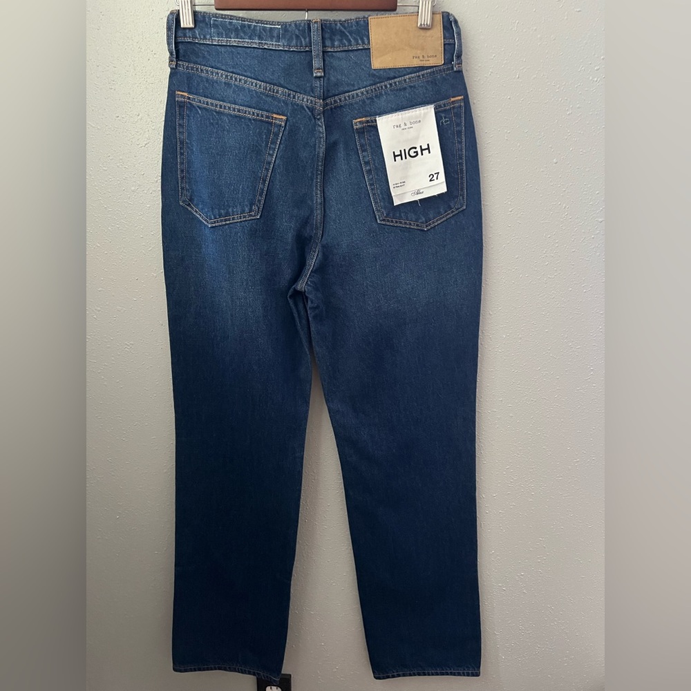 Rag & Bone Alex High Rise Straight in Stowe Size 27 New - Picture 6 of 12